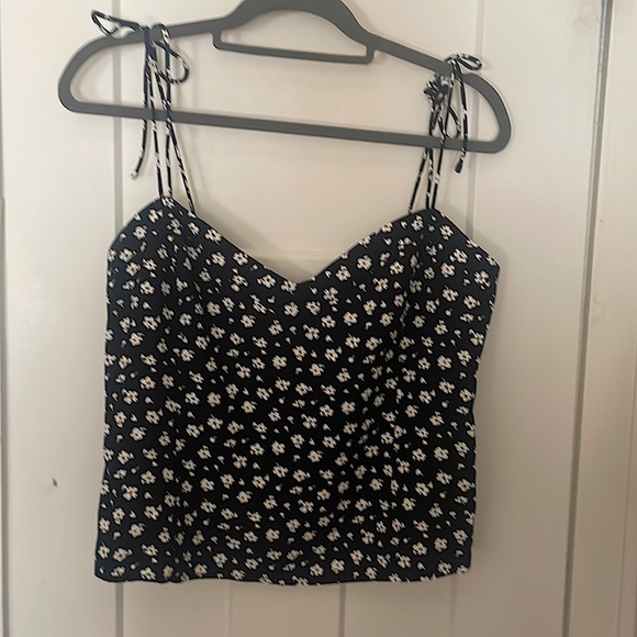 Mi Ami Tops - Mi Ami XL NWT ( Black and white) polyester top